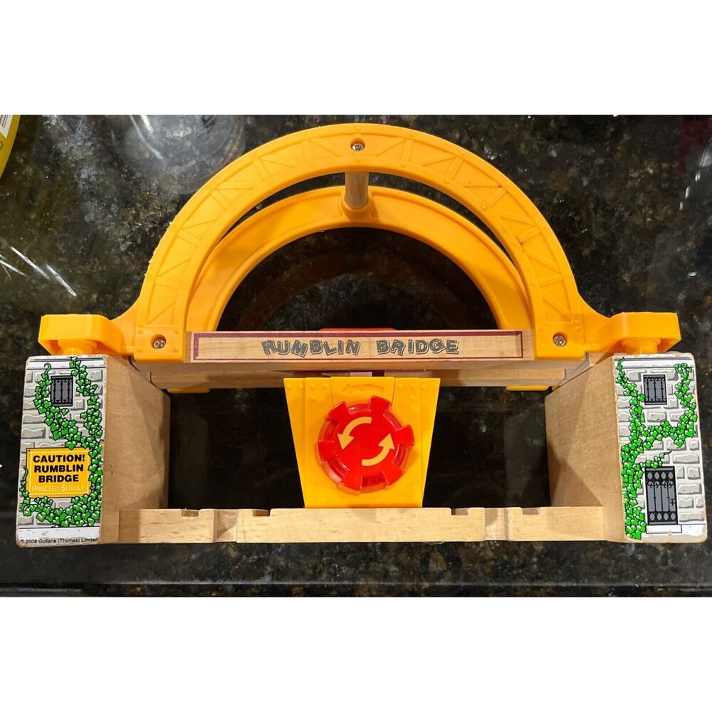 Pre Owned Wooden Rumbling Bridge For The Thomas Train System